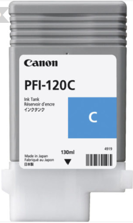 Картридж CANON PFI-120C Голубой (Cyan)